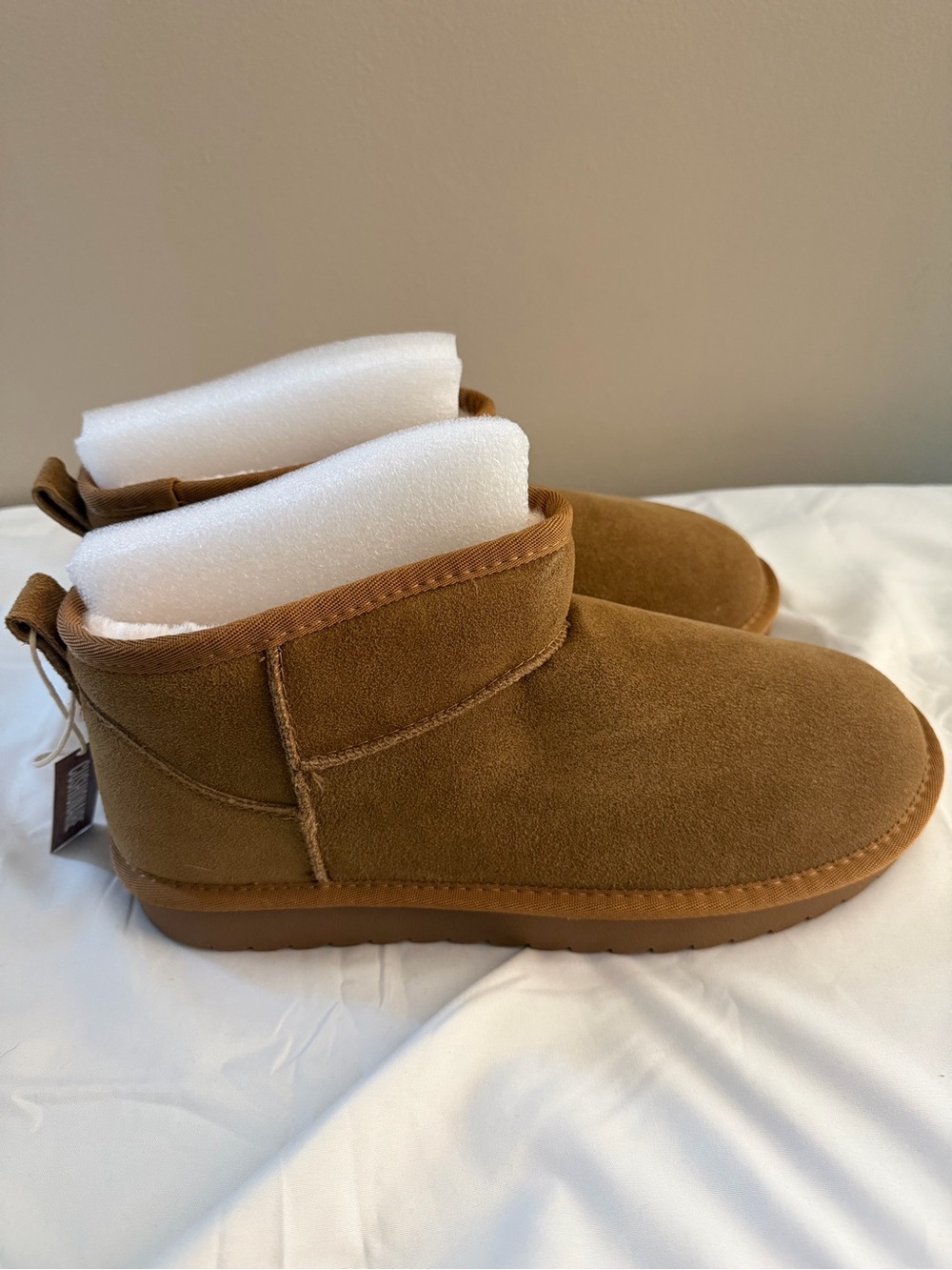 Women’s Ankle Winter Boots - Chestnut Brown